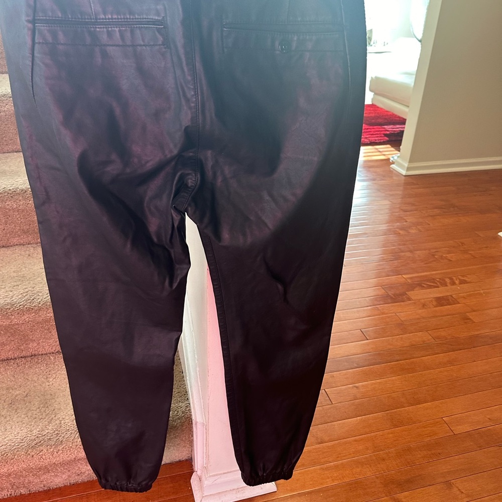 Raw -G-Star joggers-faux leather